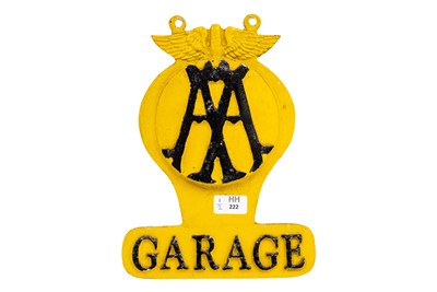 Lot 222 - Two AA Garage Signs