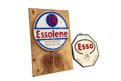 Lot 223 - Two Esso Garage Signs