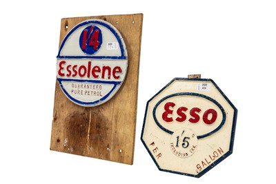 Lot 223 - Two Esso Garage Signs