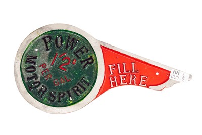 Lot 227 - Two Cast Petrol Pump Signs