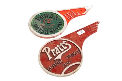 Lot 227 - Two Cast Petrol Pump Signs