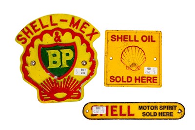 Lot 236 - Three Shell Cast Garage Signs