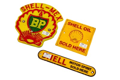 Lot 236 - Three Shell Cast Garage Signs
