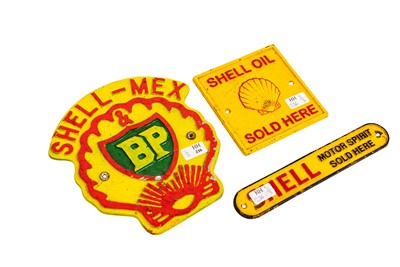 Lot 236 - Three Shell Cast Garage Signs