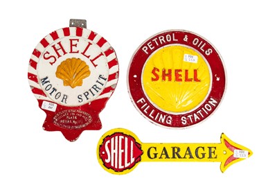 Lot 237 - Three Shell Cast Garage Signs