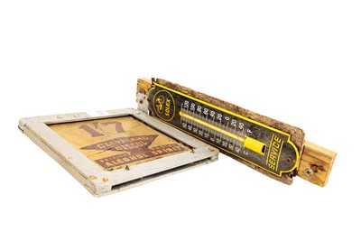 Lot 242 - A Decorative Solex Service Thermometer