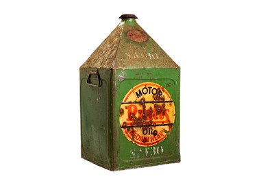 Lot 244 - Pratt’s Motor Oil 5-Gallon Pyramid Can