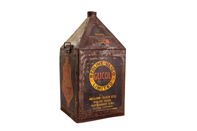 Lot 247 - Glicol Motor Oil 5-Gallon Pyramid Can