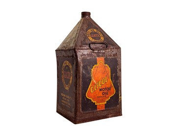 Lot 247 - Glicol Motor Oil 5-Gallon Pyramid Can