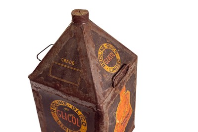 Lot 247 - Glicol Motor Oil 5-Gallon Pyramid Can
