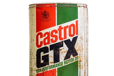 Lot 250 - Three Castrol 5-Gallon Oil Drums