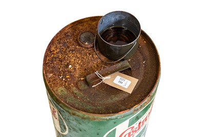 Lot 250 - Three Castrol 5-Gallon Oil Drums