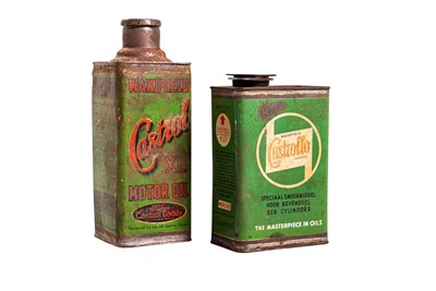 Lot 259 - Two Castrol Oil Cans