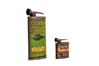 Lot 266 - Luvax and Excelene Oil Cans