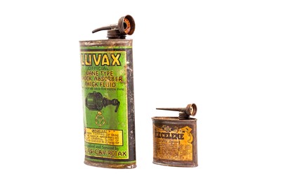 Lot 266 - Luvax and Excelene Oil Cans