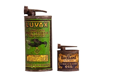Lot 266 - Luvax and Excelene Oil Cans