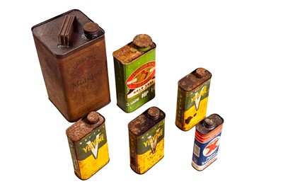 Lot 270 - Six Oil Cans