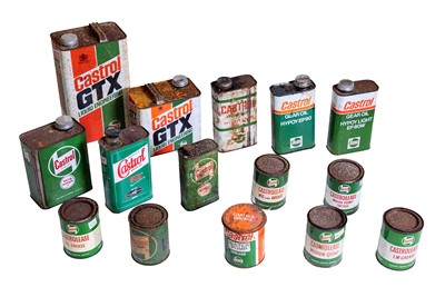 Lot 276 - Quantity of Castrol Oil and Grease Cans
