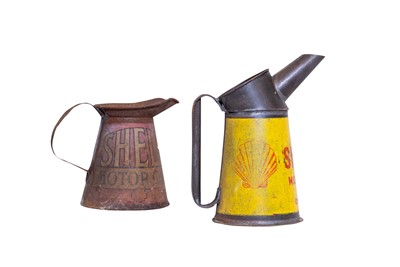 Lot 283 - Two Shell Oil Pourers