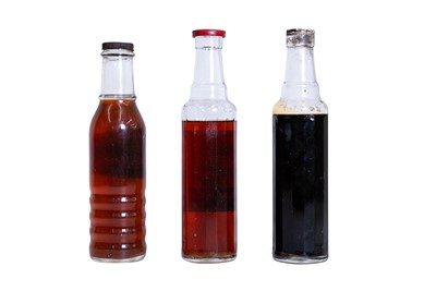 Lot 292 - Three Glass Oil Bottles