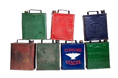 Lot 307 - Seven Two-Gallon Petrol Cans