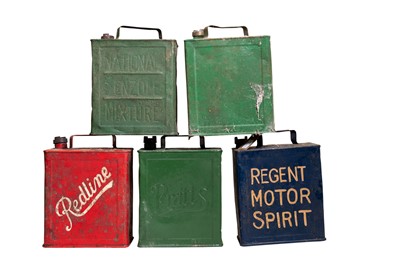 Lot 309 - Five Two-Gallon Petrol Cans