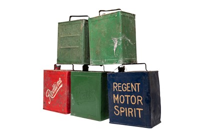 Lot 309 - Five Two-Gallon Petrol Cans