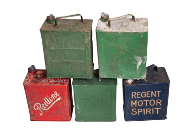 Lot 309 - Five Two-Gallon Petrol Cans