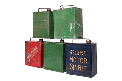 Lot 309 - Five Two-Gallon Petrol Cans