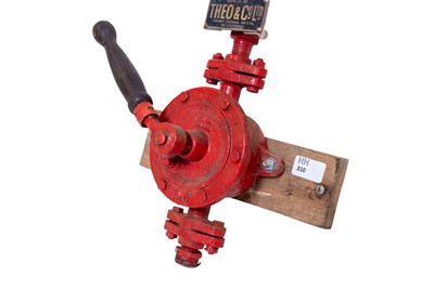 Lot 310 - Theo & Co. Brass Hand Pump