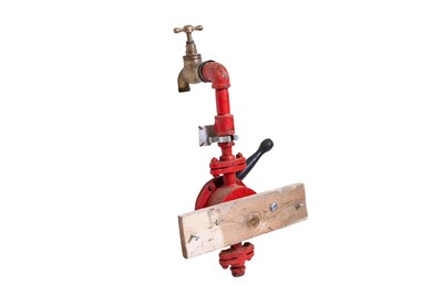 Lot 310 - Theo & Co. Brass Hand Pump