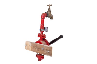 Lot 310 - Theo & Co. Brass Hand Pump