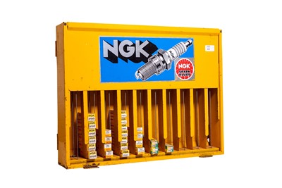 Lot 314 - NGK Spark Plugs Wall Display Cabinet