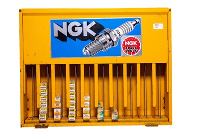 Lot 314 - NGK Spark Plugs Wall Display Cabinet