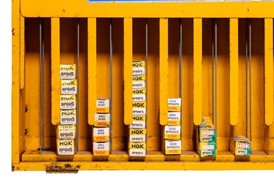 Lot 314 - NGK Spark Plugs Wall Display Cabinet