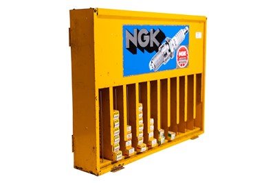 Lot 314 - NGK Spark Plugs Wall Display Cabinet