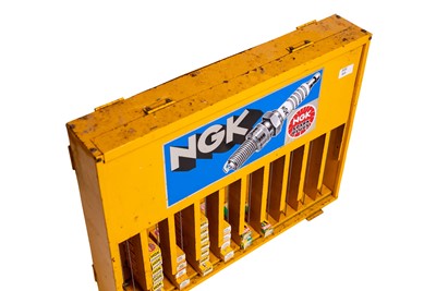 Lot 314 - NGK Spark Plugs Wall Display Cabinet