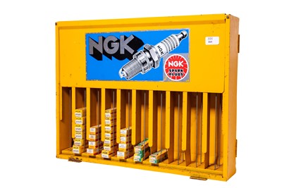 Lot 314 - NGK Spark Plugs Wall Display Cabinet