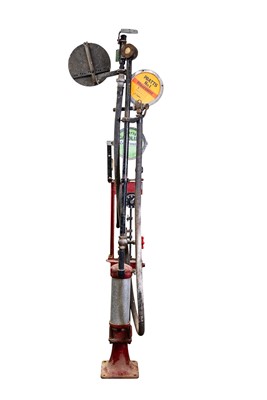 Lot 316 - Bowser Skeleton Hand-Crank Petrol Pump