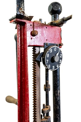Lot 316 - Bowser Skeleton Hand-Crank Petrol Pump