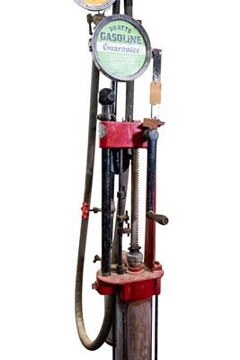 Lot 316 - Bowser Skeleton Hand-Crank Petrol Pump
