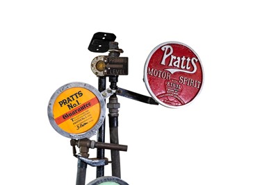 Lot 316 - Bowser Skeleton Hand-Crank Petrol Pump