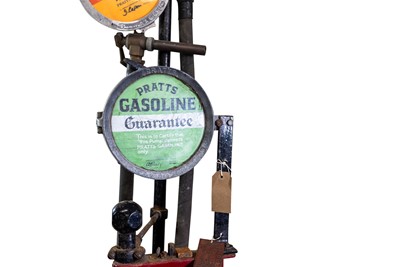 Lot 316 - Bowser Skeleton Hand-Crank Petrol Pump