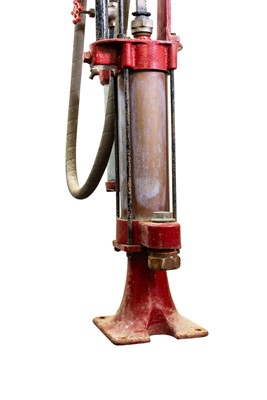 Lot 316 - Bowser Skeleton Hand-Crank Petrol Pump