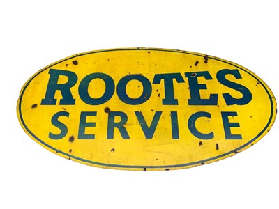 Lot 327 - Rootes Service Enamel Sign