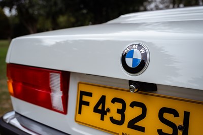 Lot 74 - 1988 BMW 320i Convertible