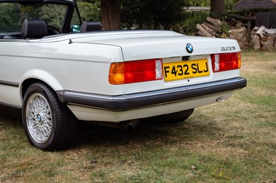 Lot 74 - 1988 BMW 320i Convertible