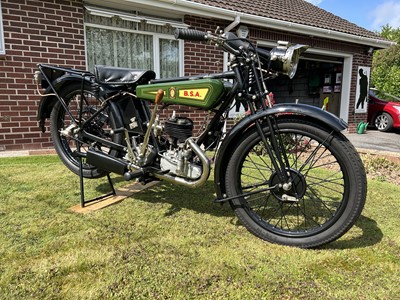 Lot 316 - 1928 BSA B28 De Luxe