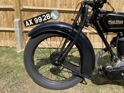 Lot 285 - 1927 Matchless T27 Deluxe