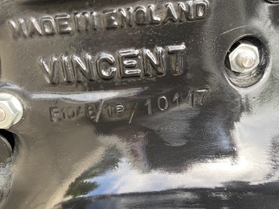 Lot 313 - 1951 Vincent Black Shadow Series C